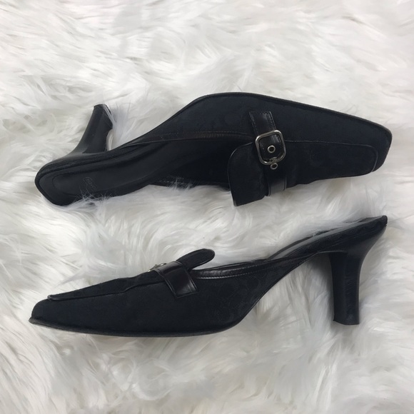 Coach Black Mules - Picture 3 of 5